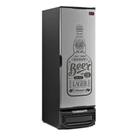 Cervejeira Grb-57p 572 Litros Porta Cega Adesivada Gw Tipo Inox 220V- Gelopar