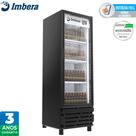 Cervejeira Imbera 522L Porta de Vidro Preta CCV355