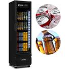 Cervejeira Imbera Vertical CCV144 Full Black LED 229 Litros -6C +2C Porta De Vidro Frost Free
