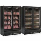 Cervejeira Vertical 2 Portas 957L GCBC950CB All Black Gelopar 220V