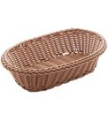 Cesta 24,7cm X 16,7cm X 7,6cm De Rattan Plástico Oval