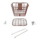 Cesta 26 oval gde.aço marrom c/sup.c/haste