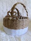 Cesta Bandeja Decorativa Multiuso Rustica Boho Corda
