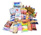Cesta Básica Completa 50 Itens Com Produto De Limpeza
