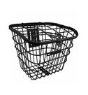 Cesta Cestinha Aramada C/ Tampa Bicicleta 24/26 Retro Preto