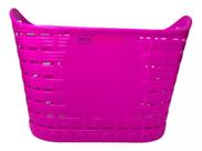 Cesta Cestinha De Bicicleta Bike Infantil Rosa Aro 16 Kids Cesta Cestinha De Bicicleta Bike Infantil Rosa Aro 16 Kids