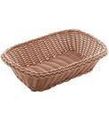 Cesta De 25cm X 18,1cm X 6,8cm Rattan Plástico Retangular Cesta De 25cm X 18,1cm X 6,8cm Rattan Plástico Retangular