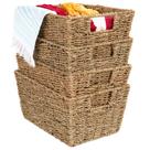 Cesta de armazenamento Best Choice Products Conjunto rústico de 4 ervas marinhas
