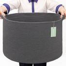 Cesta de Armazenamento BOSROTY Extra Grande (87L) para Roupas - Cinza Escuro