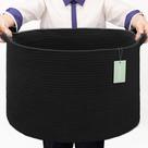 Cesta de Armazenamento BOSROTY Extra Grande (87L) para Roupas - Preta