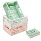 Cesta de armazenamento CANIPHA Large Plastic, pacote com 3 unidades (25x17x7 cm) Cesta de armazenamento CANIPHA Large Plastic, pacote com 3 unidades (25x17x7 cm)