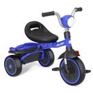 Cesta de armazenamento de assento ajustável para triciclo infantil Glaf azul