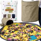 Cesta de armazenamento de brinquedos e tapete de brincar DawiKity Kids BEIGE