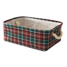 Cesta de armazenamento de Natal em Oough dobrável 35x27x12 cm