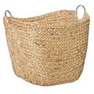 Cesta de armazenamento Deco 79 Seagrass feita à mão com alças de metal Cesta de armazenamento Deco 79 Seagrass feita à mão com alças de metal