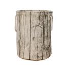 Cesta de armazenamento Jacone Tree Stump Design Algodão para crianças