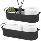 Cesta de armazenamento Mkono Metal para decoração de banheiro
