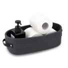 Cesta de armazenamento Oradrem Cotton Rope, suporte de papel higiênico Cesta de armazenamento Oradrem Cotton Rope, suporte de papel higiênico