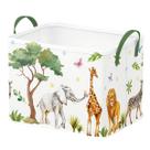 Cesta de armazenamento Runtoo Safari Animal Waterproof 40x30x30cm