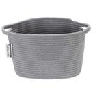 Cesta de armazenamento Sea Team, corda de algodão oval, tecida 30x20x23cm