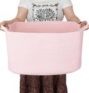 Cesta de armazenamento XUANGUO Cobertores retangulares grandes 56x43x30cm rosa