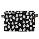 Cesta de armazenamento XUWU de lona dobrável com alça 36x26x21 cm