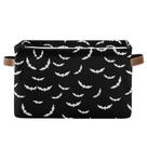 Cesta de armazenamento XUWU Dobrável Bat Design 36x26x21 cm