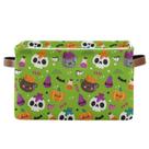 Cesta de armazenamento XUWU Halloween dobrável 36x26x21 cm