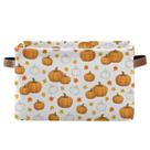 Cesta de armazenamento XUWU Pumpkin Organizer com alça 36x26x21cm