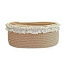 Cesta de armazenamento Yimi's Dream Oval Jute 30x20x13 cm