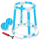 Cesta de basquete de sinuca Sloosh com 2 bolas de basquete e 1 bomba Cesta de basquete de sinuca Sloosh com 2 bolas de basquete e 1 bomba