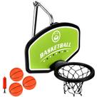 Cesta de basquete de trampolim HeyZoo verde impermeável com bomba