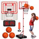 Cesta de basquete infantil Flybakiz ajustável 90-177 cm de altura