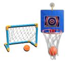 Cesta de Basquete + Mini Gol Mini Trave Golzinho