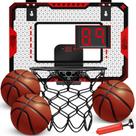 Cesta de basquete OCHIDO Indoor com placar eletrônico para crianças