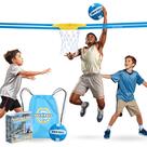 Cesta de basquete portátil Halo Ball com altura ajustável ao ar livre