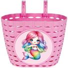 Cesta de bicicleta Dankeler ajustável rosa sereia 20x14x15cm Cesta de bicicleta Dankeler ajustável rosa sereia 20x14x15cm