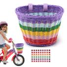 Cesta de bicicleta JIANWEI Rainbow Kids Front 21x16x16cm
