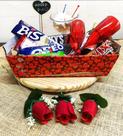 Cesta de chocolates. Cesta de chocolates.