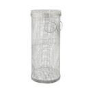 Cesta de Churrasco Portátil em Aço Inoxidável - Grelha de Malha para Churrasco
