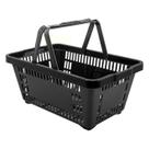 Cesta de compras plástica 16l preta