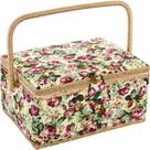 Cesta de Costura ZOOFOX Floral Vintage 30 x 23 x 16 cm