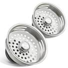 Cesta de filtro de pia de cozinha HIGHCRAFT de aço inoxidável de 3,5 polegadas, pacote 2
