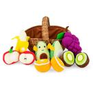 Cesta de Frutas de Peluche Inbeby Mi Primer Juguete de Comida para Niños de 6 a 18 Meses