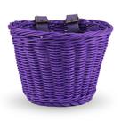 Cesta de guidão de bicicleta EIRONA Purple 21x16x16cm, decalque DIY