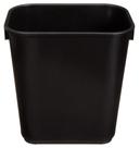 Cesta de lixo Amazon Basics Retangular Pequena de 11 L de Plástico Preto x2