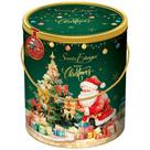 Cesta de Natal Frutas e Chocolate Santa Edwiges 1,5kg Lata Sortido