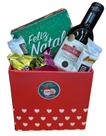 Cesta de Natal Presente Premium Mini Vinho Ferrero Rocher