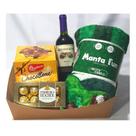 Cesta De Natal Time Palmeiras Bombons Vinho Panetone