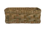 Cesta de Palha de taboa vime caixa organizadora 22x12x08